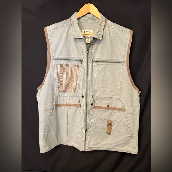 Trail Designs Mens Vest LRG Fishing Sport Hunting Photography MULTIPLE-POCKETS - Picture 1 of 7